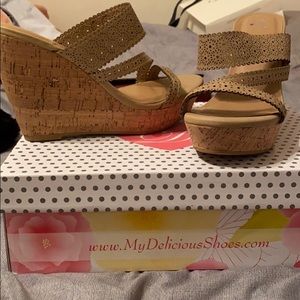 Tan wedges